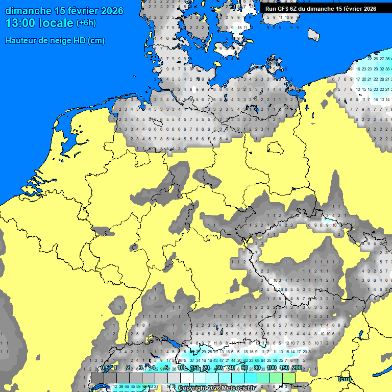 Modele GFS - Carte pr�visions 