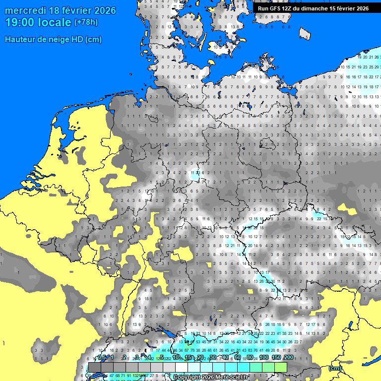 Modele GFS - Carte pr�visions 