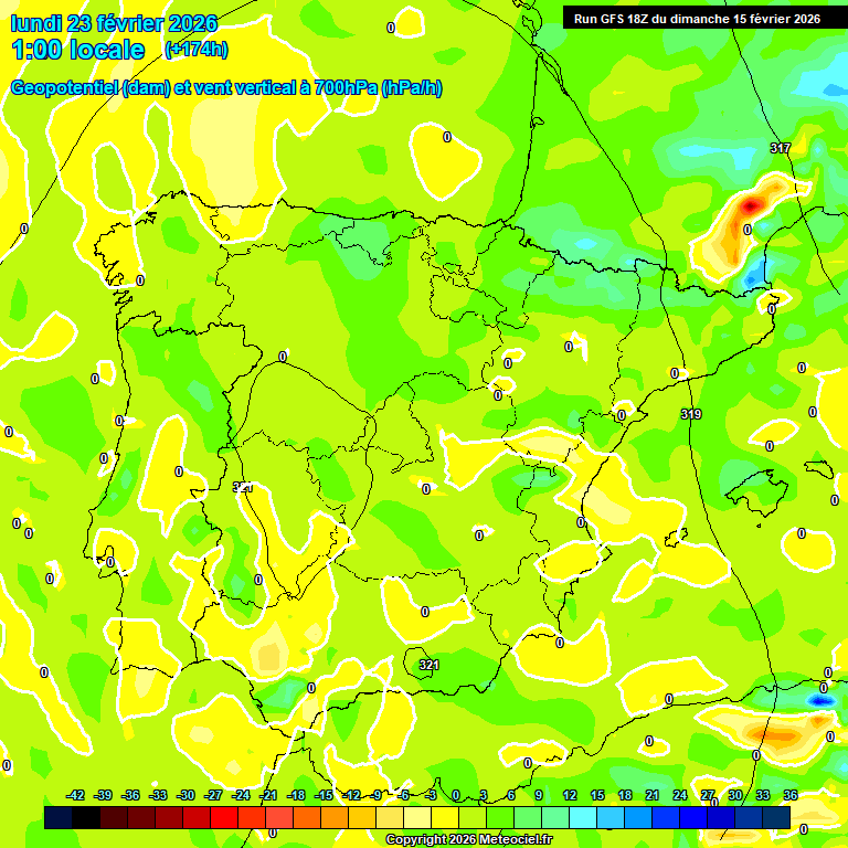 Modele GFS - Carte pr�visions 