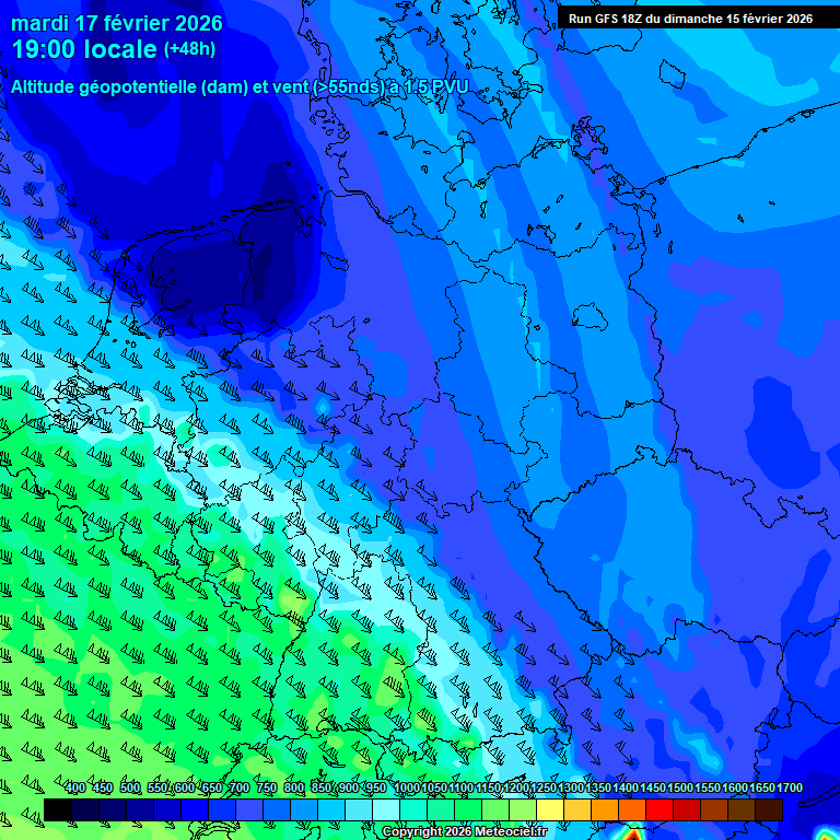 Modele GFS - Carte pr�visions 