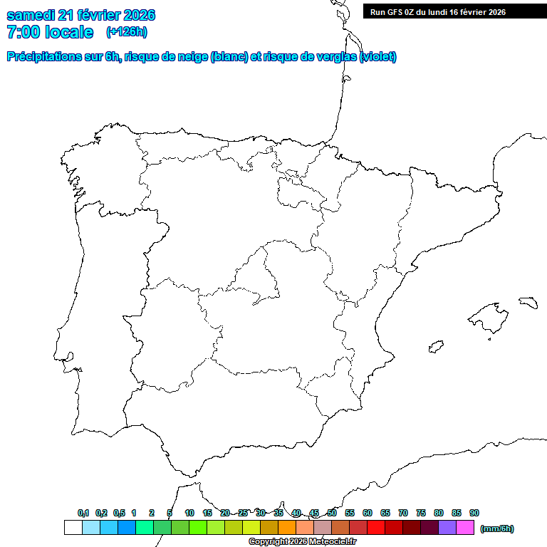 Modele GFS - Carte pr�visions 