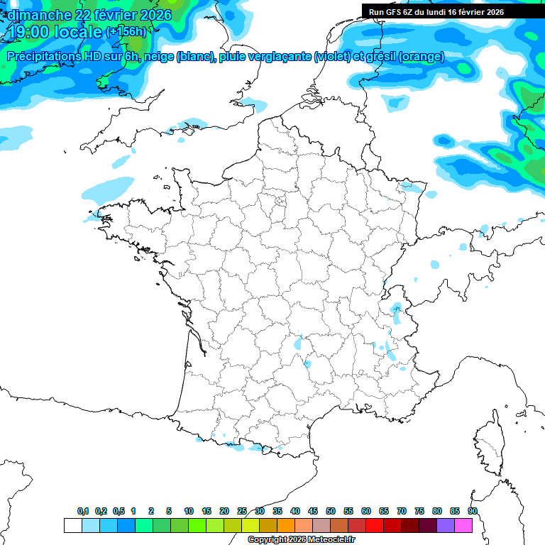 Modele GFS - Carte pr�visions 