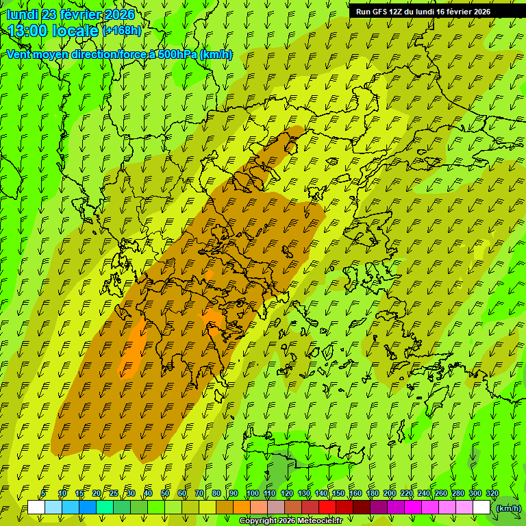 Modele GFS - Carte pr�visions 