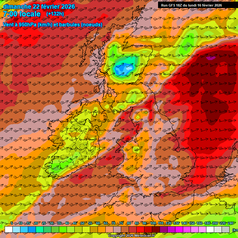 Modele GFS - Carte pr�visions 