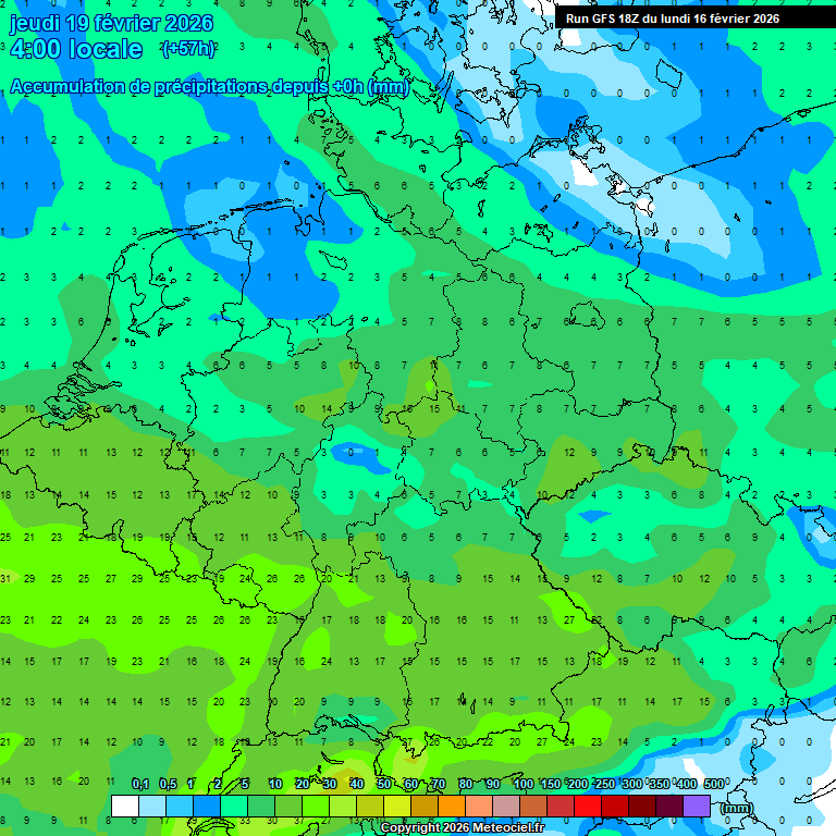 Modele GFS - Carte pr�visions 