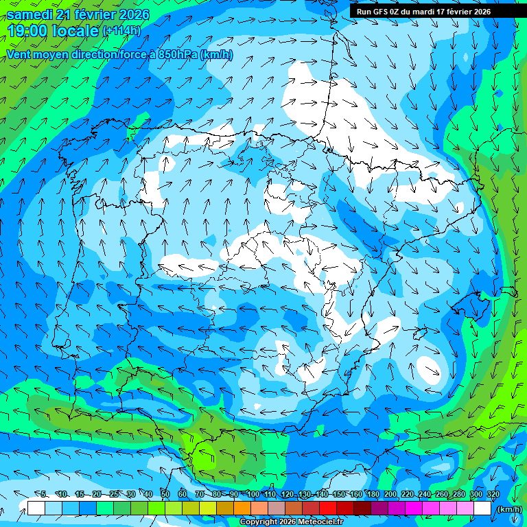 Modele GFS - Carte pr�visions 