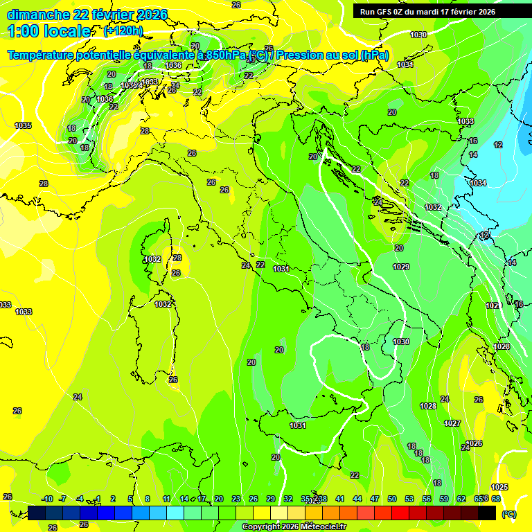 Modele GFS - Carte pr�visions 