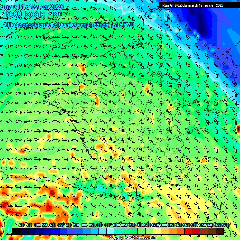 Modele GFS - Carte pr�visions 