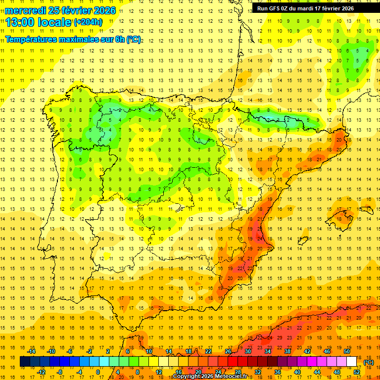 Modele GFS - Carte pr�visions 
