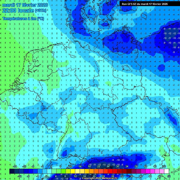 Modele GFS - Carte pr�visions 