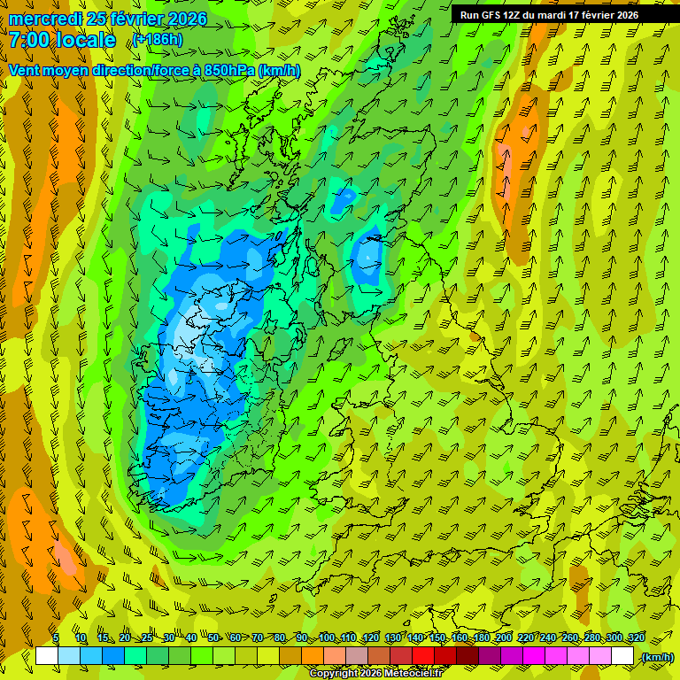 Modele GFS - Carte pr�visions 