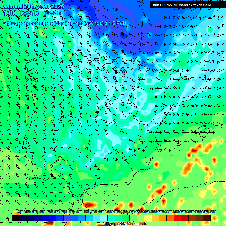 Modele GFS - Carte pr�visions 