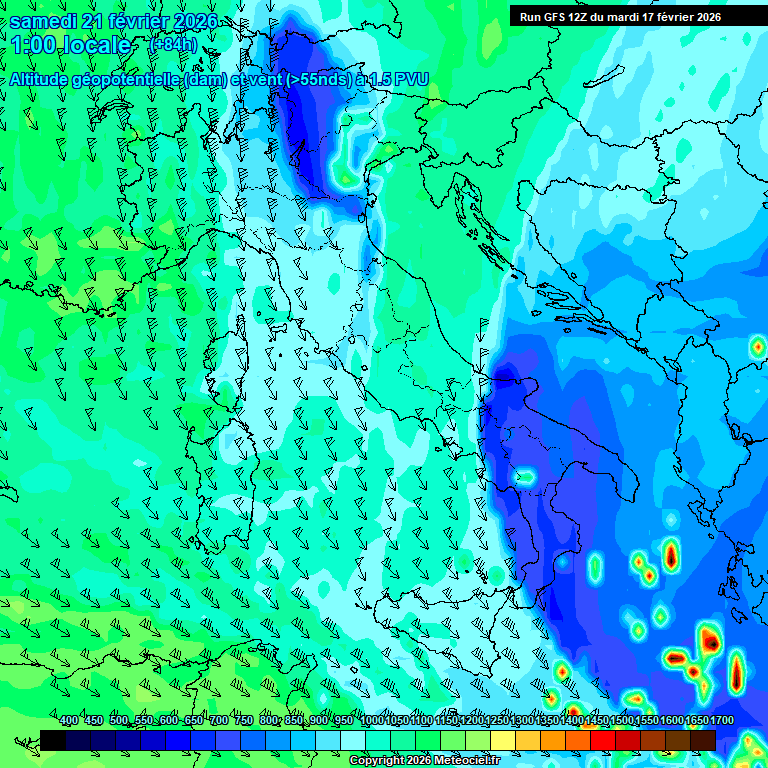 Modele GFS - Carte pr�visions 