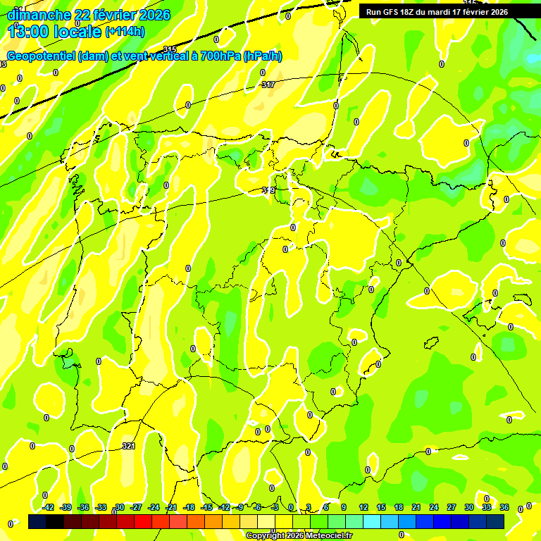 Modele GFS - Carte pr�visions 
