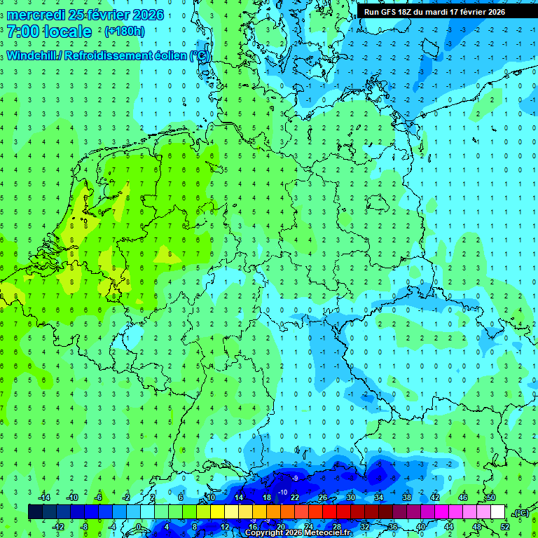 Modele GFS - Carte pr�visions 