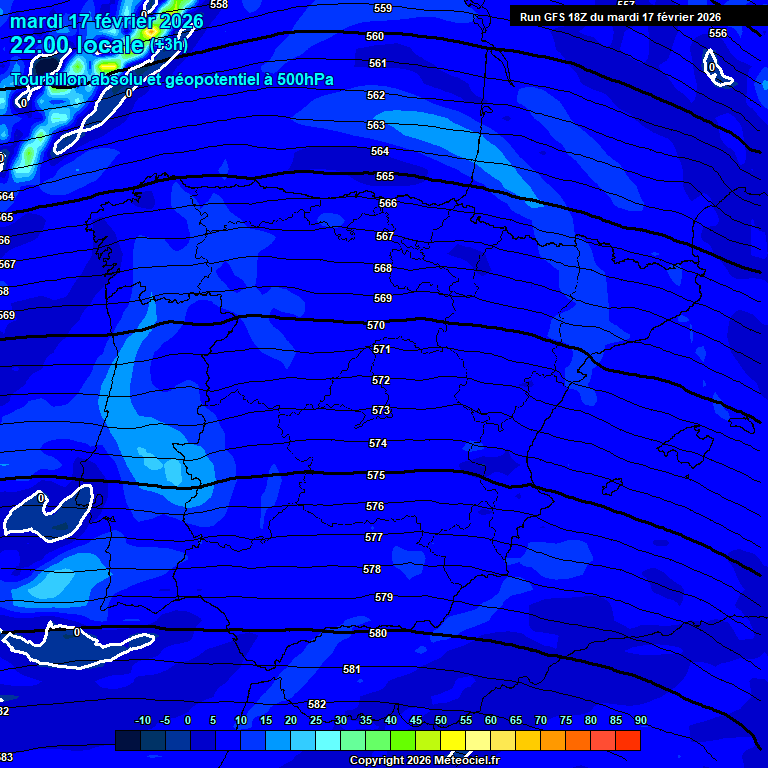 Modele GFS - Carte pr�visions 