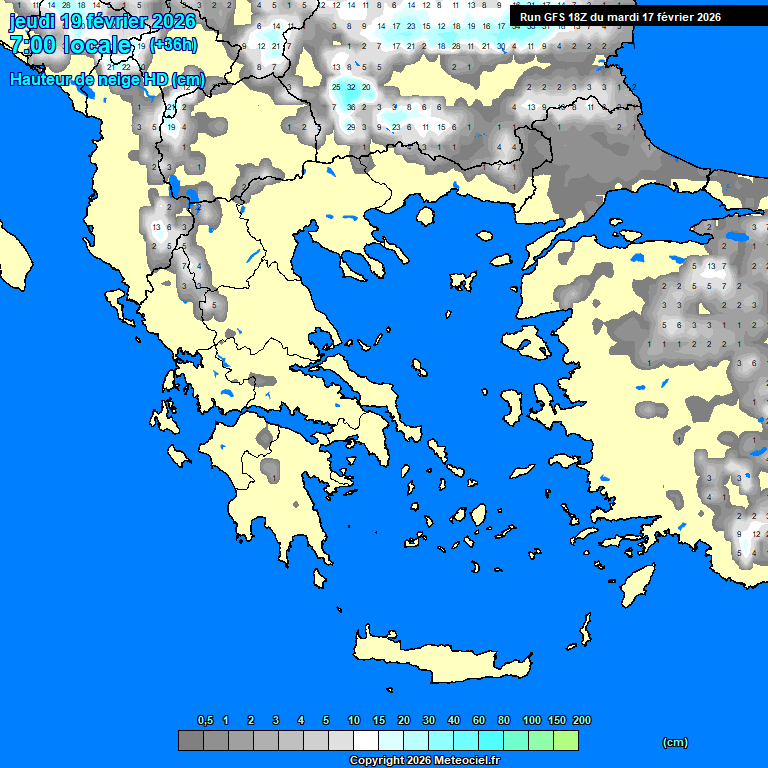 Modele GFS - Carte pr�visions 