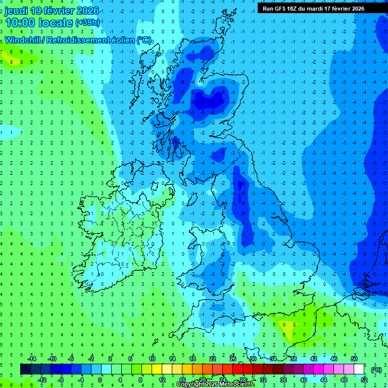Modele GFS - Carte pr�visions 