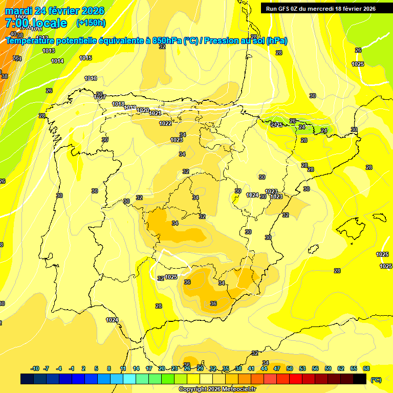 Modele GFS - Carte pr�visions 