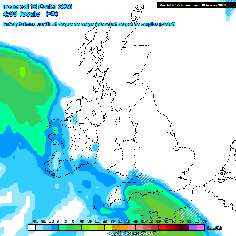 Modele GFS - Carte pr�visions 