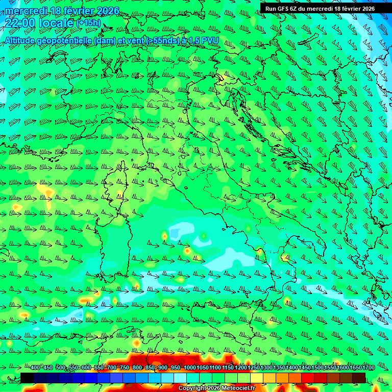 Modele GFS - Carte pr�visions 