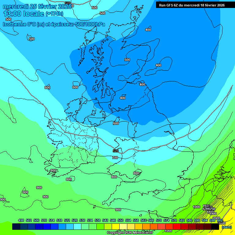 Modele GFS - Carte pr�visions 