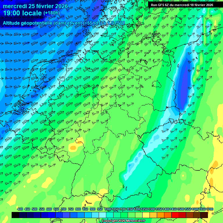 Modele GFS - Carte pr�visions 