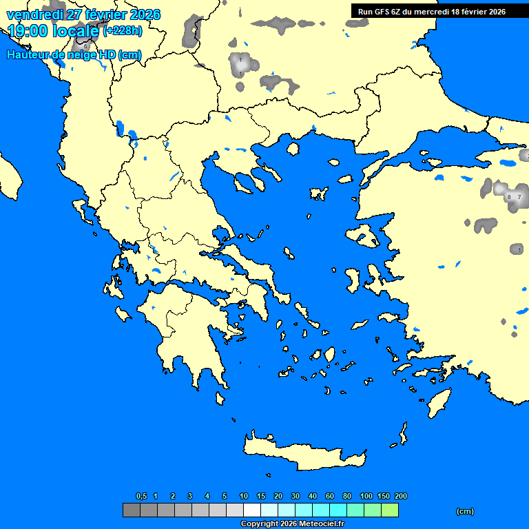 Modele GFS - Carte pr�visions 