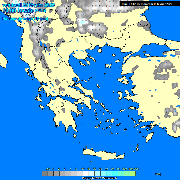 Modele GFS - Carte pr�visions 