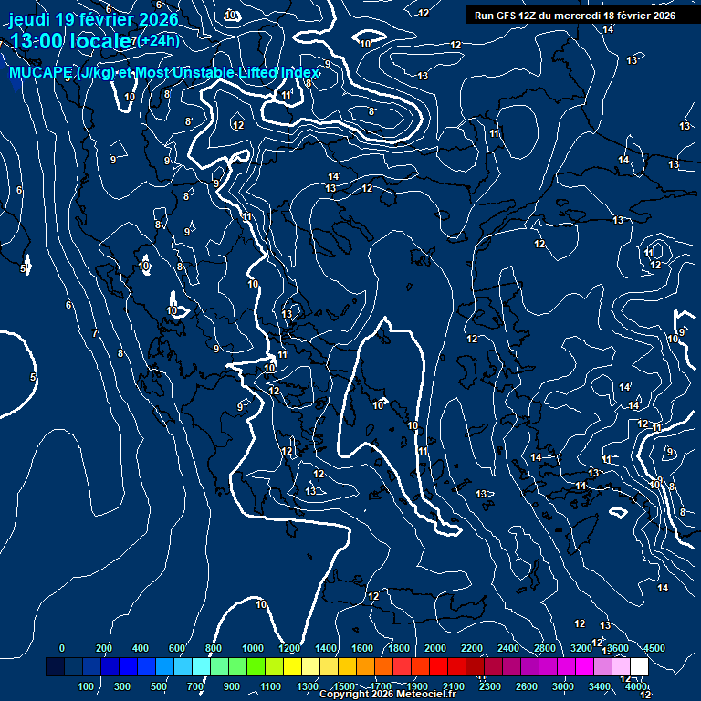 Modele GFS - Carte pr�visions 