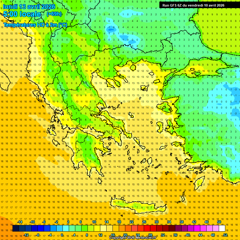 Modele GFS - Carte pr�visions 