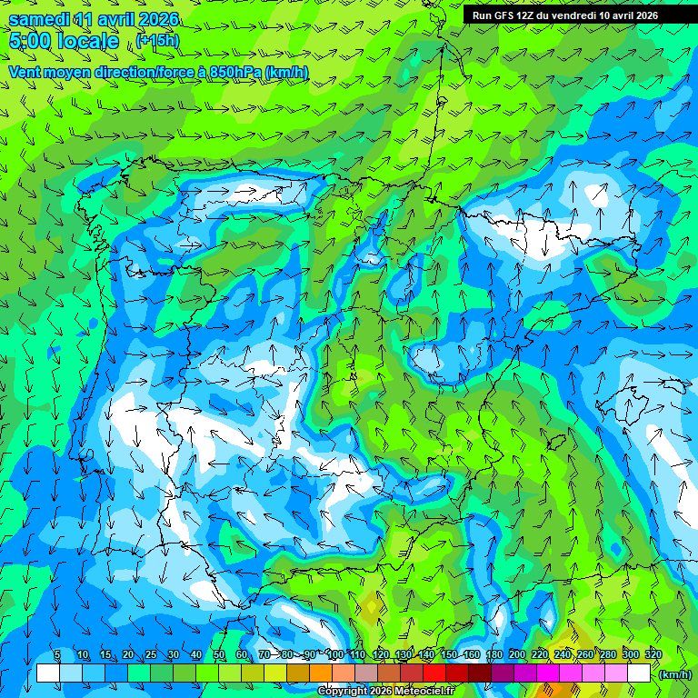 Modele GFS - Carte pr�visions 