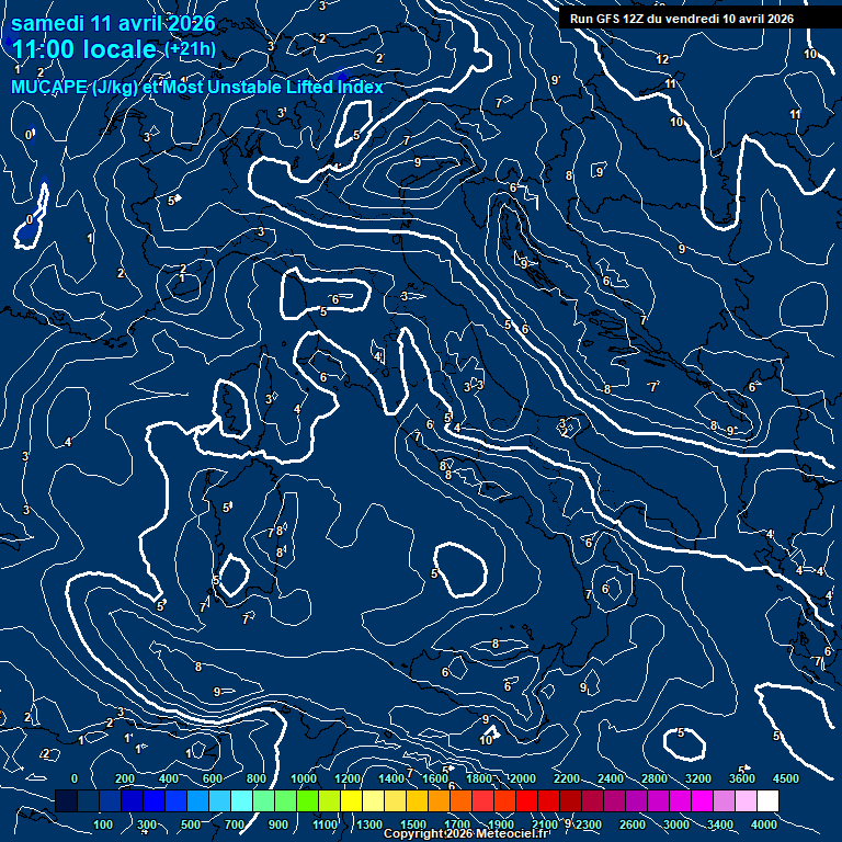 Modele GFS - Carte pr�visions 