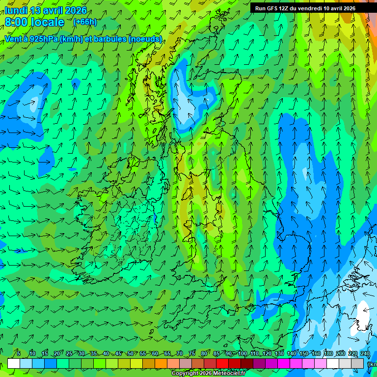 Modele GFS - Carte pr�visions 