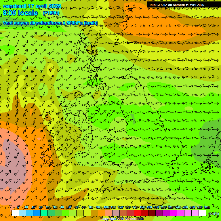 Modele GFS - Carte pr�visions 