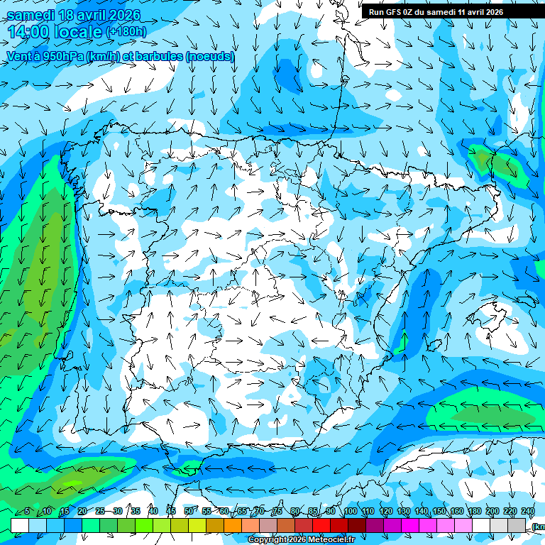 Modele GFS - Carte pr�visions 