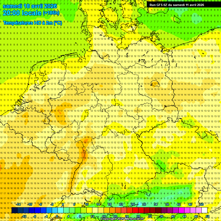 Modele GFS - Carte pr�visions 