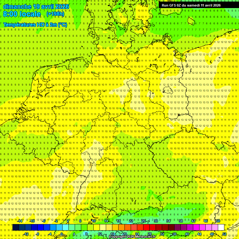 Modele GFS - Carte pr�visions 
