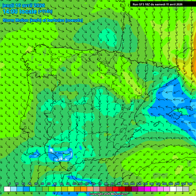 Modele GFS - Carte pr�visions 