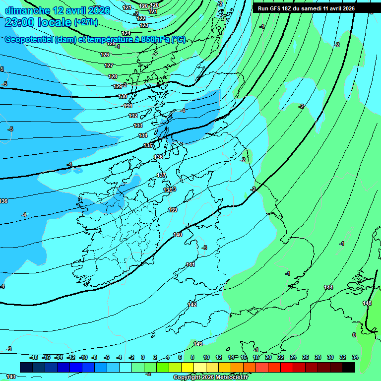 Modele GFS - Carte pr�visions 