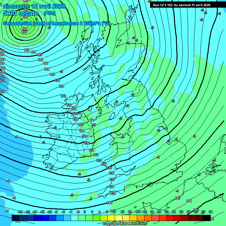 Modele GFS - Carte pr�visions 
