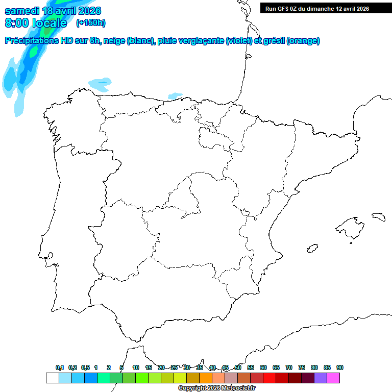 Modele GFS - Carte pr�visions 