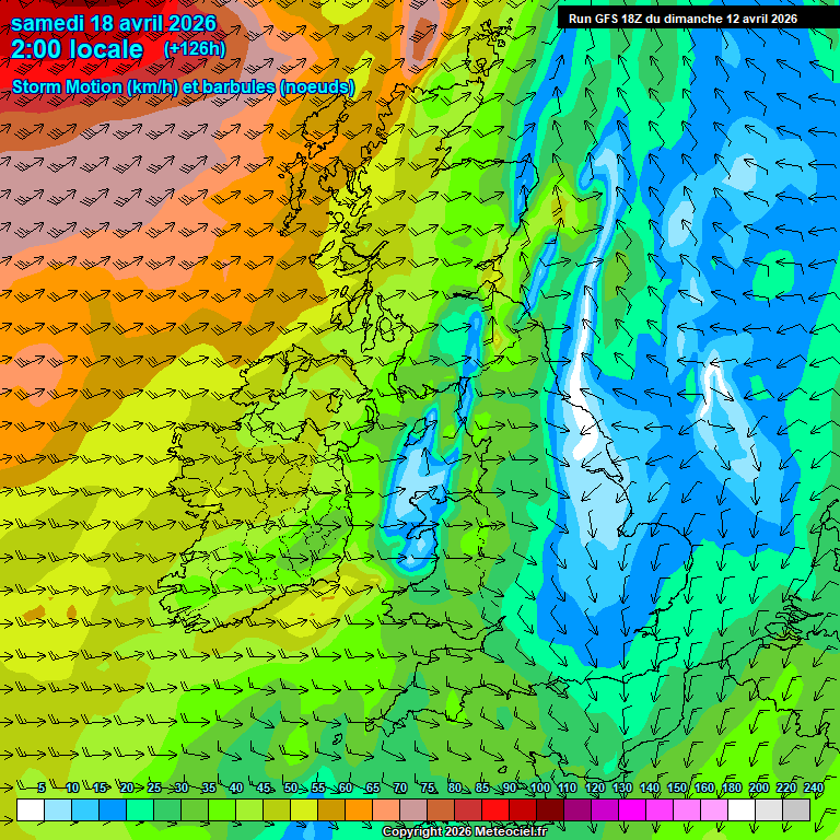 Modele GFS - Carte pr�visions 
