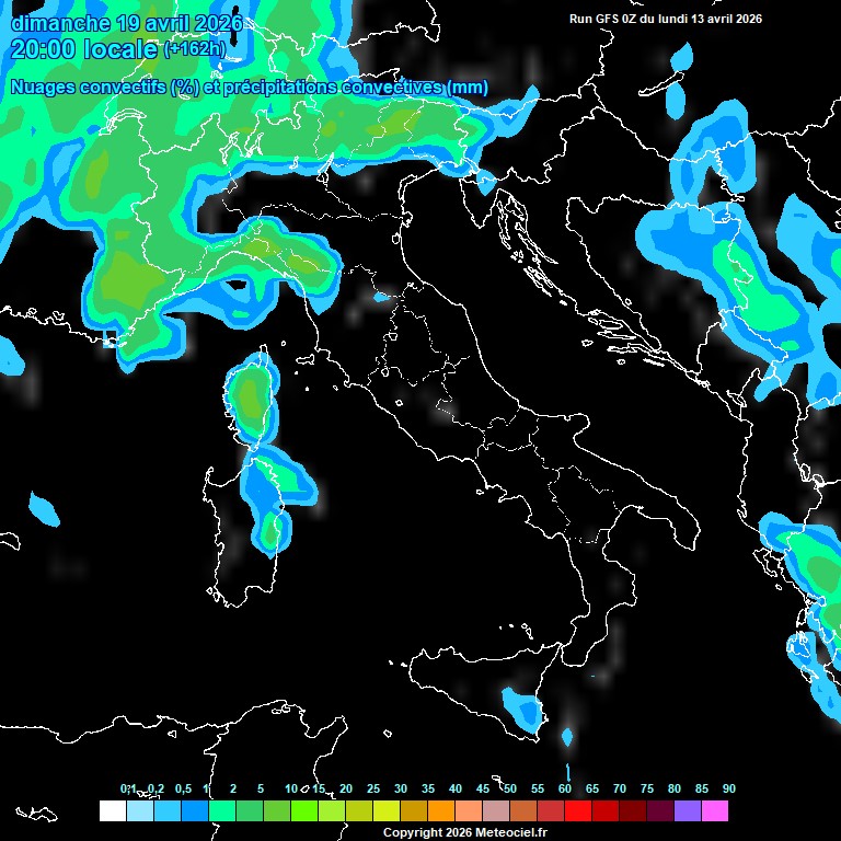 Modele GFS - Carte pr�visions 