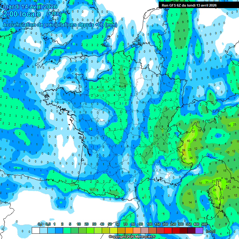 Modele GFS - Carte pr�visions 
