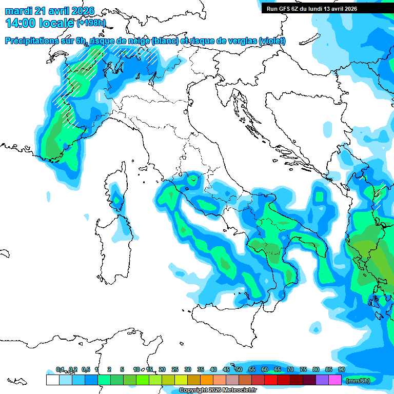 Modele GFS - Carte pr�visions 
