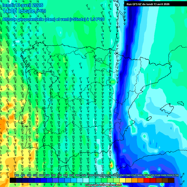 Modele GFS - Carte pr�visions 
