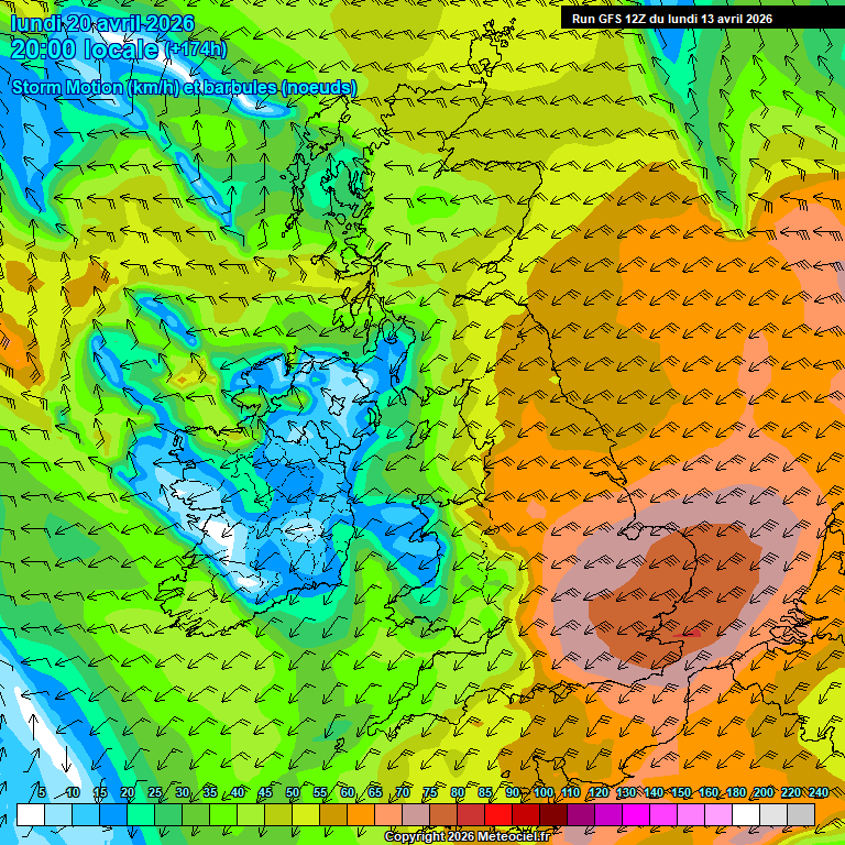 Modele GFS - Carte pr�visions 