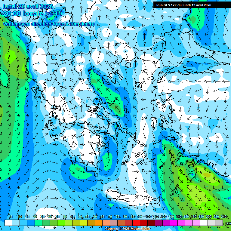 Modele GFS - Carte pr�visions 