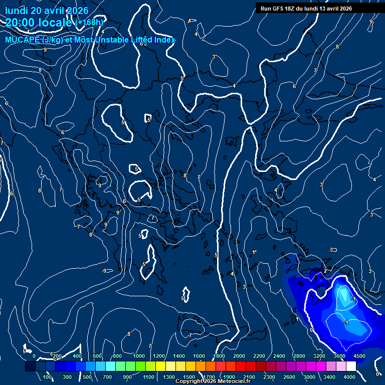 Modele GFS - Carte pr�visions 